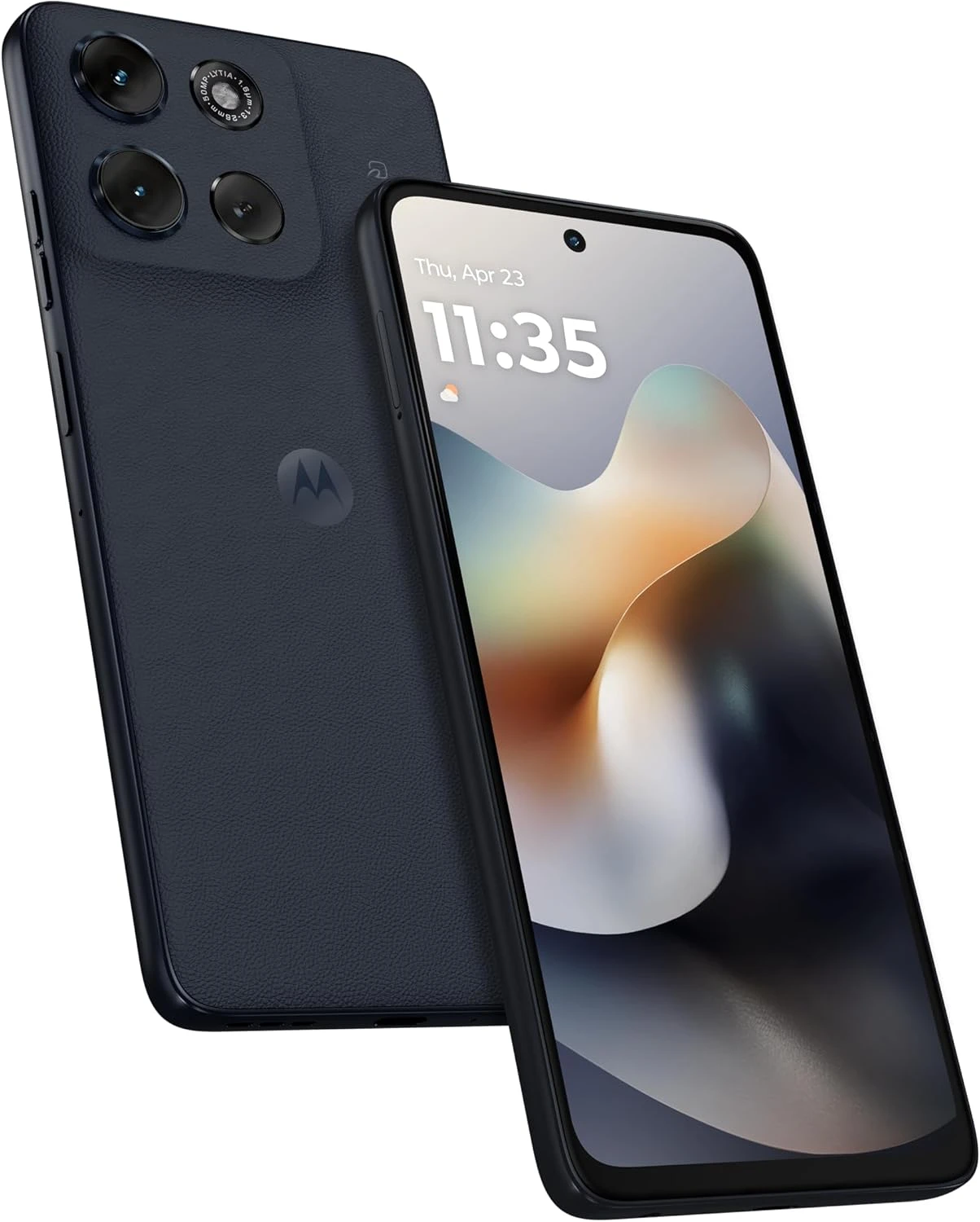 Điện thoại thông minh Motorola G66J 5G PANTONE, 8 GB, 128 GB, màu Đen Oyster, không khóa SIM.