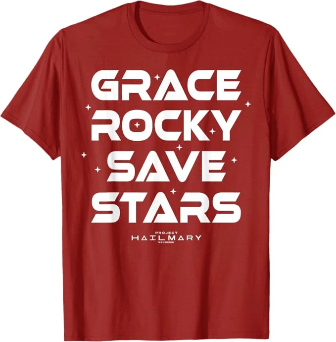 Áo thun in poster “Grace Rocky Save Stars”