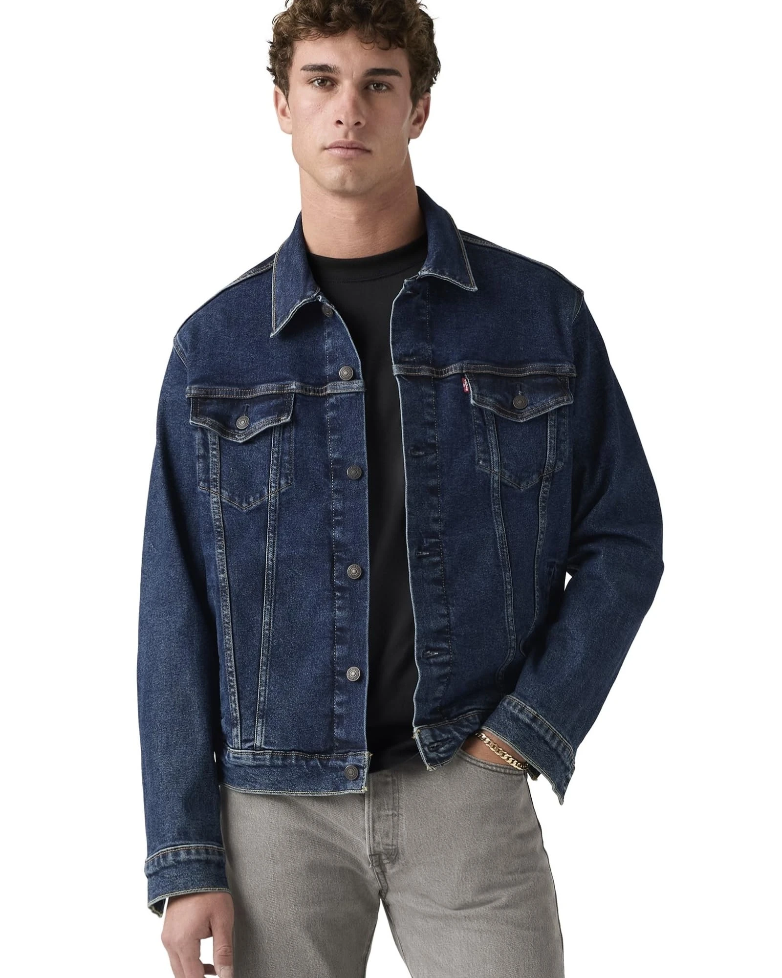Áo khoác denim nam, áo khoác trucker kiểu III