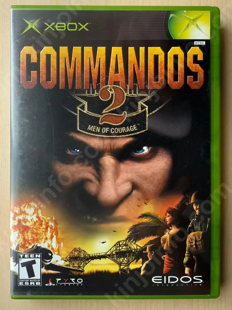 Commandos 2: Men of Courage (Đã qua sử dụng, Tình trạng tuyệt vời - Phiên bản Xbox Bắc Mỹ)