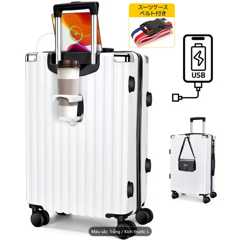 Vali Xách Tay Cỡ S/M/L Siêu Nhẹ Đa Năng Lớn