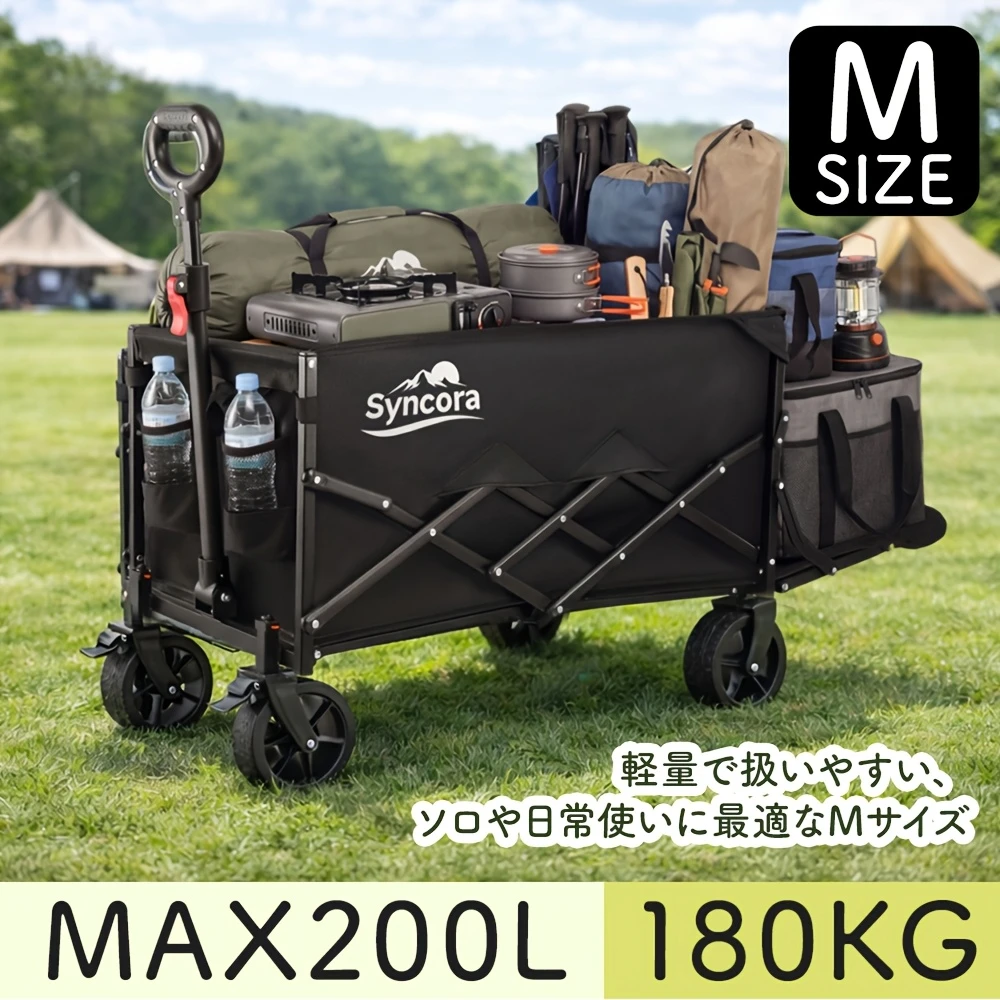 Xe đẩy gấp gọn S/M có bánh xe lớn, tải trọng 250Kg