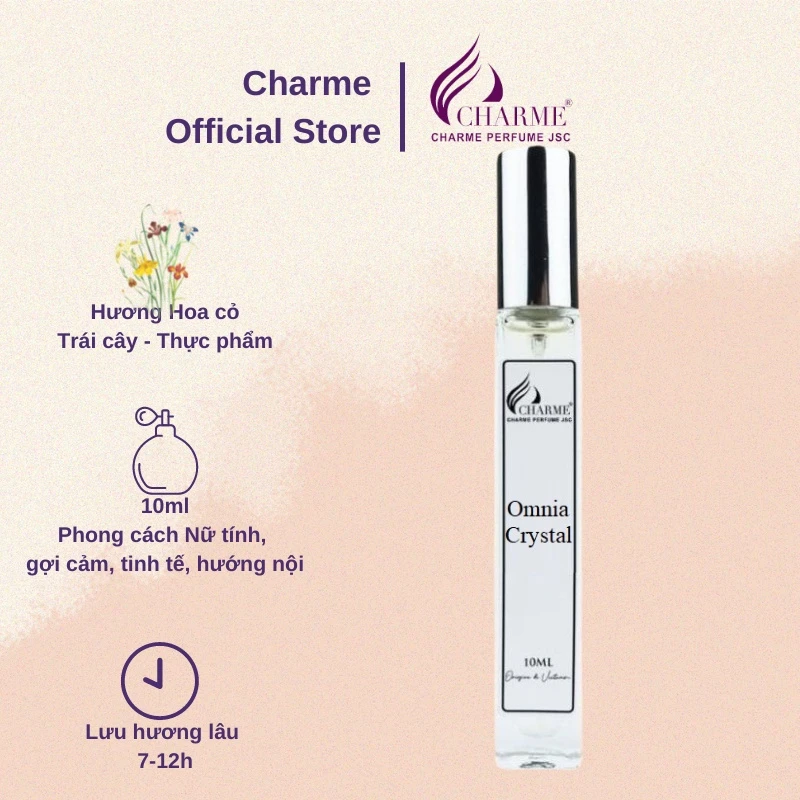 ✨Nước hoa nữ Charme Omnia Crystal 10ml✨‼