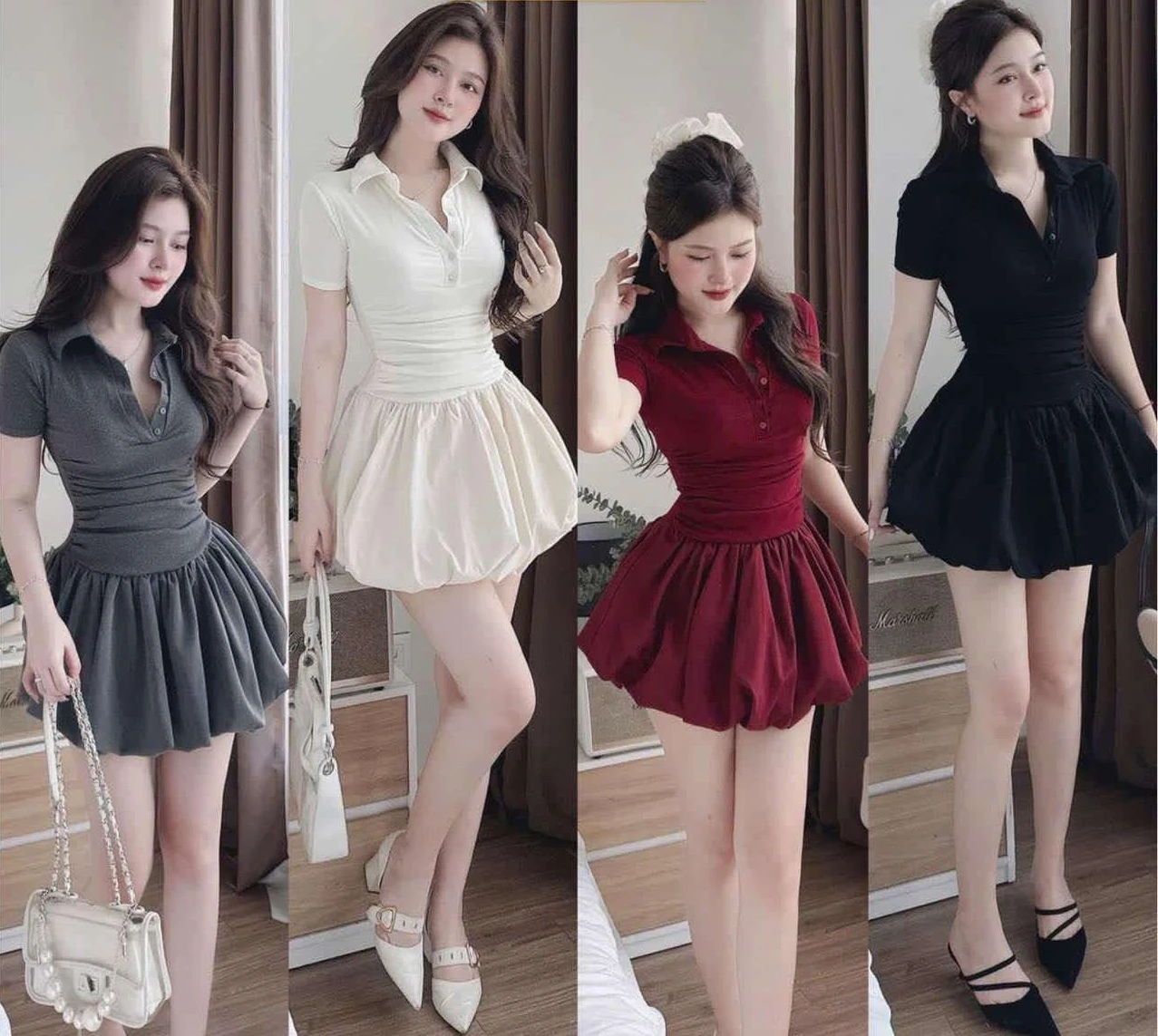 ✨ VÁY POLO DÁNG BÍ – VỪA XINH VỪA TÔN DÁNG ✨