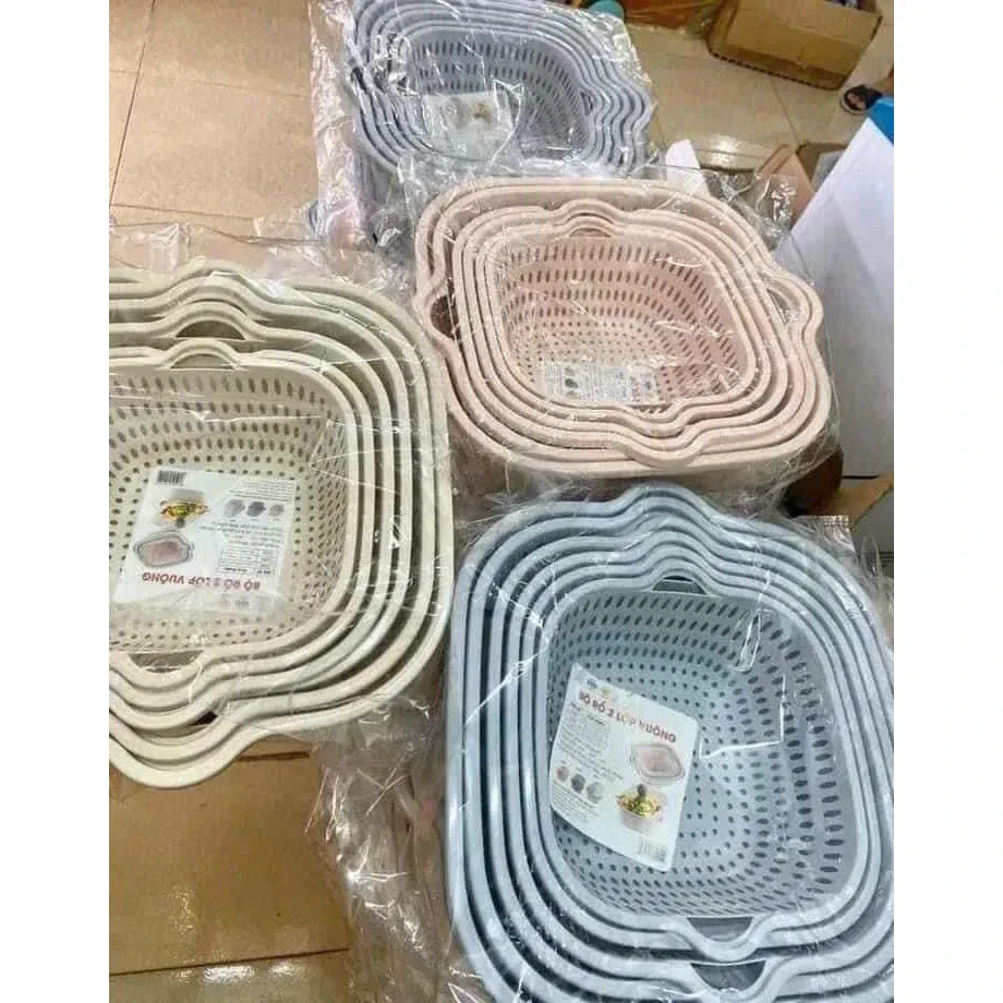 Set 6 Món Thau Rổ 2 Lớp Việt Nhật