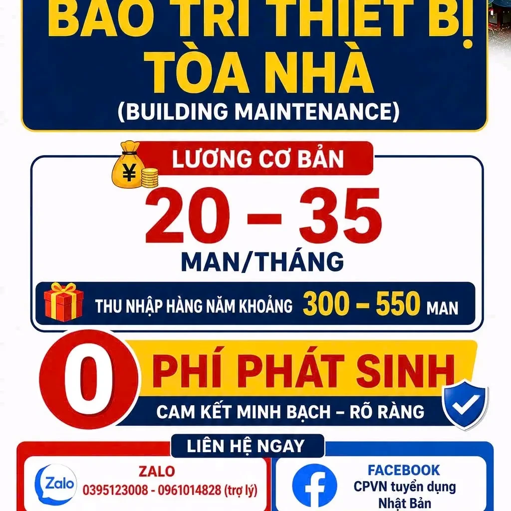 CPVN Tuyển dụng Nhật Bản